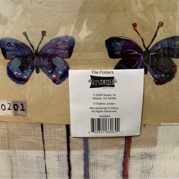 ❗LAST CHANCE❗NIP 🦋Butterfly File Folders (12) by Sophie Jordan - Picture 5 of 8